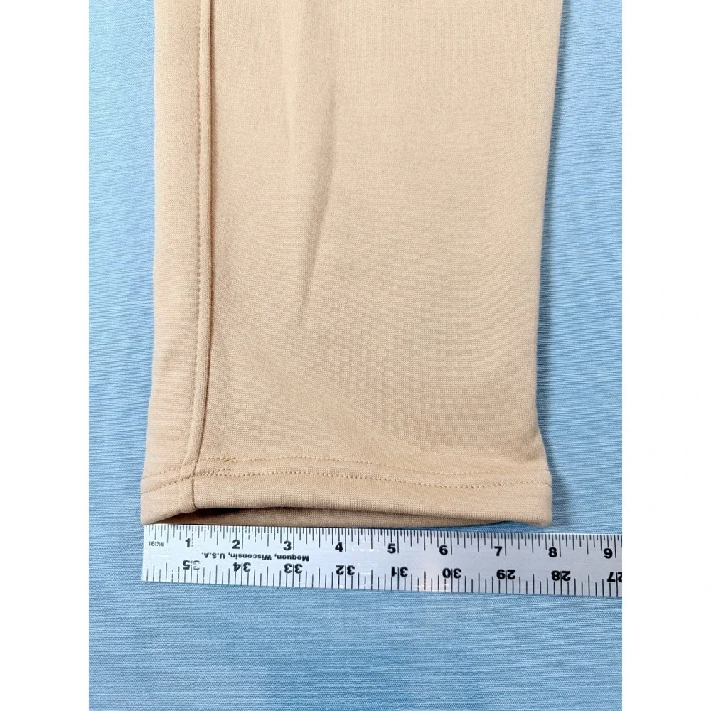 Unbranded Tan Khaki Cargo Sweatpants Mens Medium Fleece Lined Joggers Streetwear